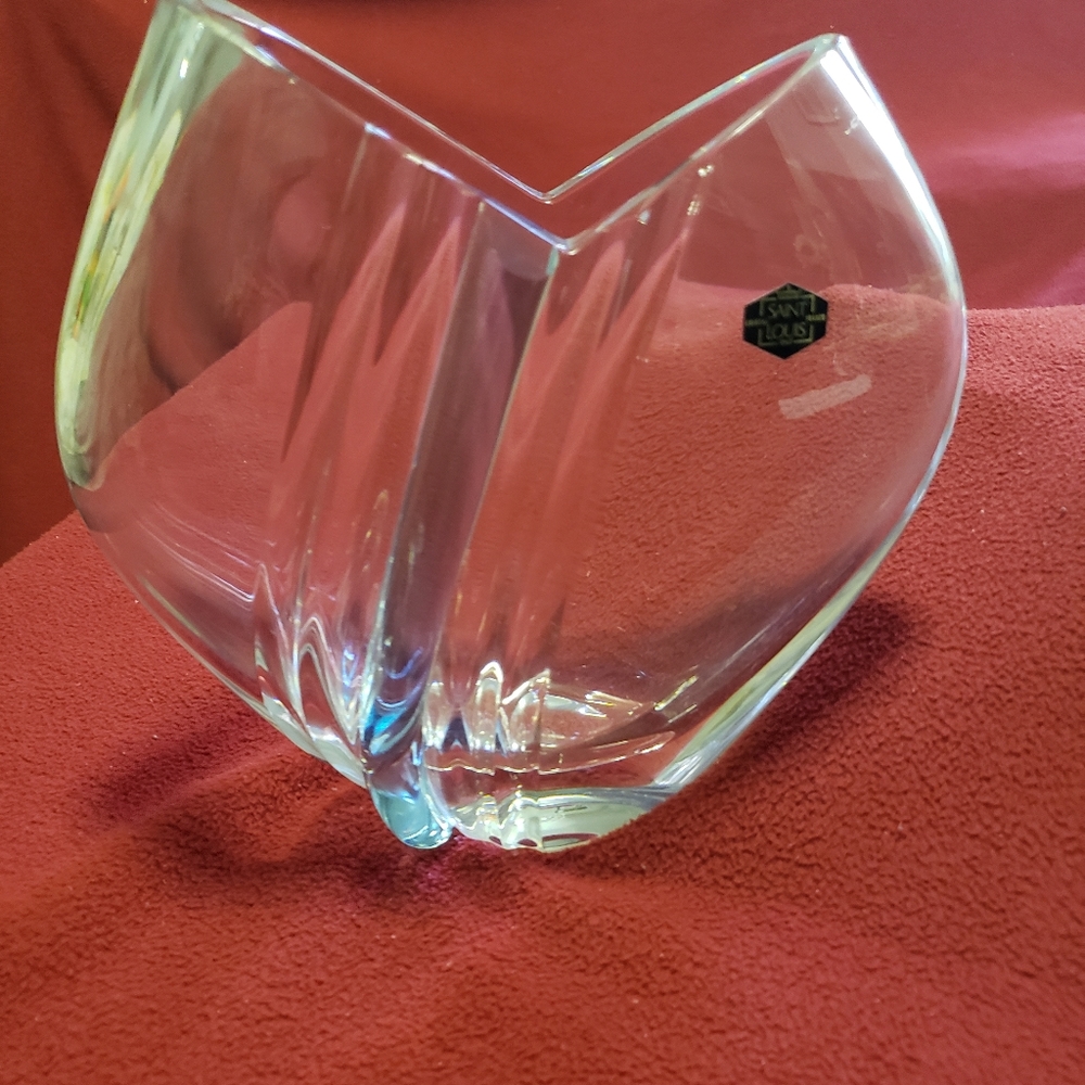 Saint Louis Crystal Vase. Alize Rare Vintage. Perfect condition.